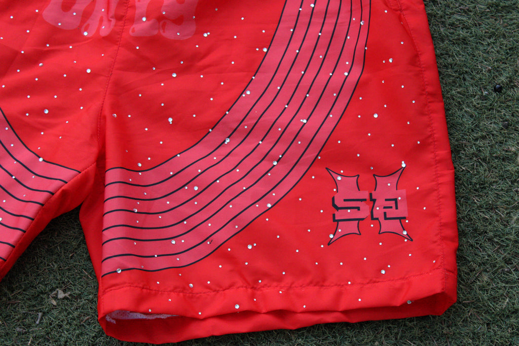Cherry Rhinestone red